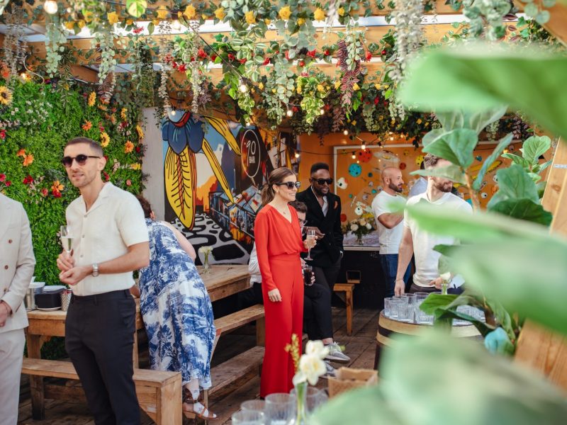 Summer Party Number 90 London Number 90 hackney wick canal-side terrace party